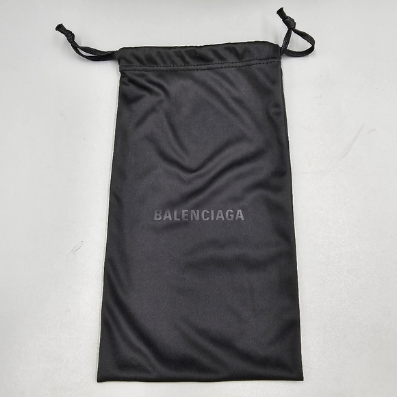 Balenciaga Geometric Aluminum Sunglasses BB0290S-001 Black Frame Grey Lenses - Picture 11 of 12